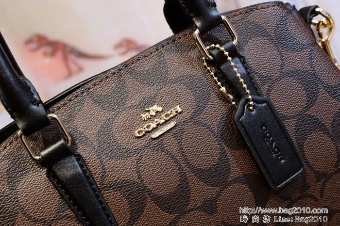 COACH蔻馳 F29434 新款PVC 小號戴妃包 手提單肩斜挎包  Chz1043